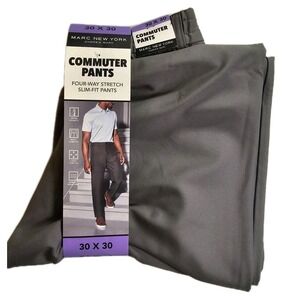 Marc New York Men's Commuter‎ Pant Slim Fit 4 Way Stretch Fabric 30 X 30